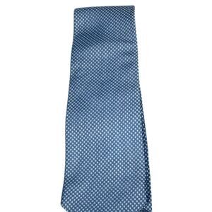 Brooks brother Makers Blue geometric pattern necktie in classic style